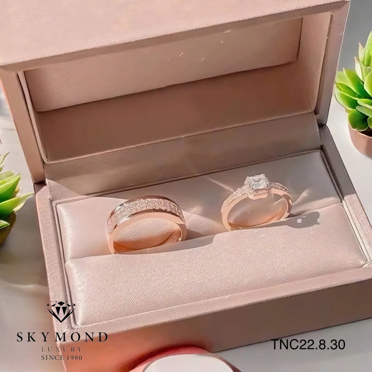 mẫu nhẫn cưới Skymond