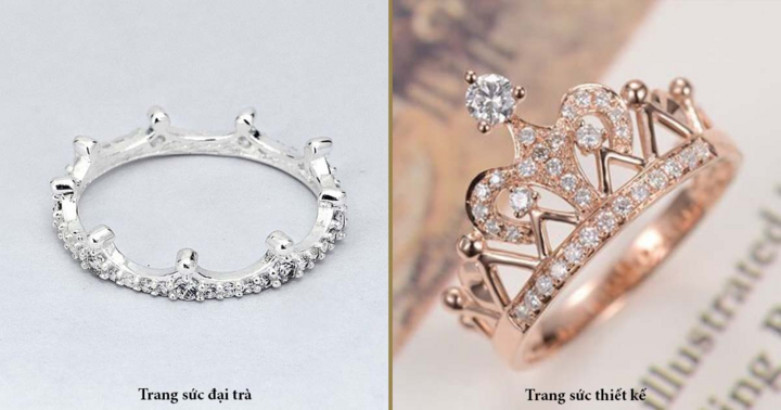 nhẫn cưới thiết kế khác gì với nhẫn cưới đại trà