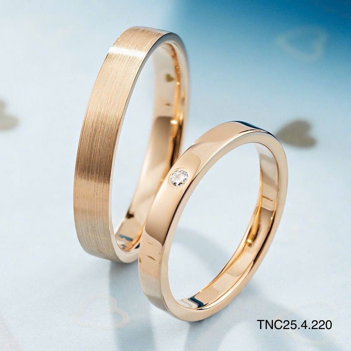 mẫu nhẫn cưới phong cách tối giản đẹp - 2